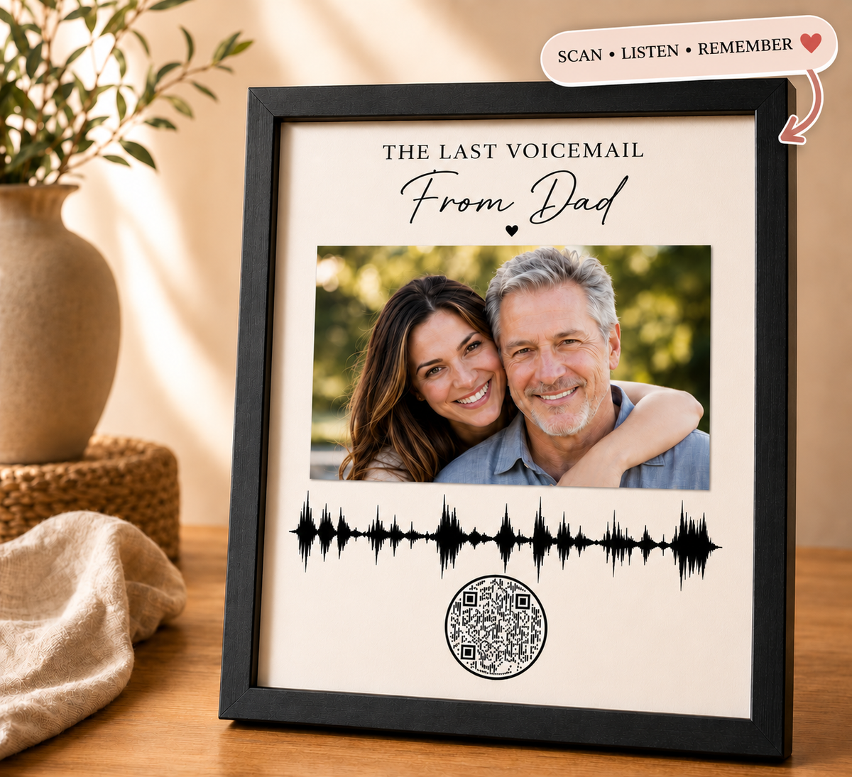 Last Voicemail From Dad QR Code