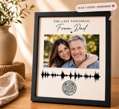 Last Voicemail From Dad QR Code