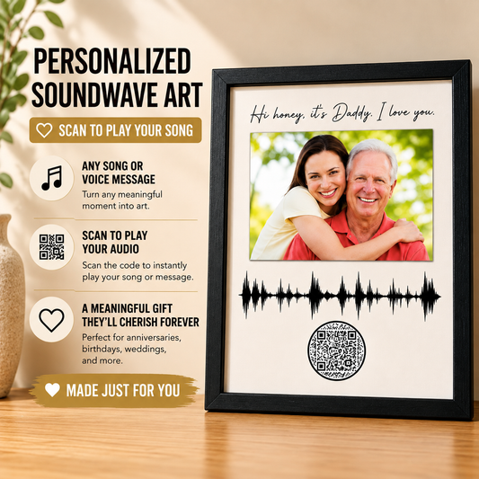Personalized Soundwave Art with QR Code