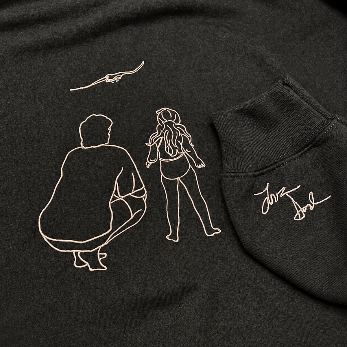 Custom Embroidered Photo Sweatshirt