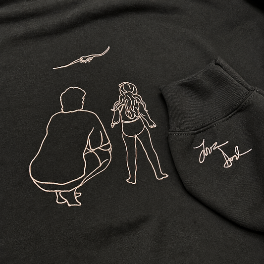 Custom Embroidered Photo Sweatshirt