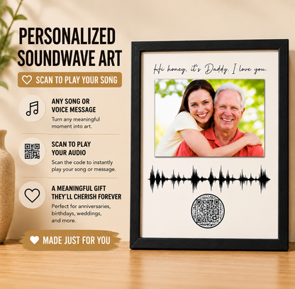 Personalized Soundwave Art with QR Code