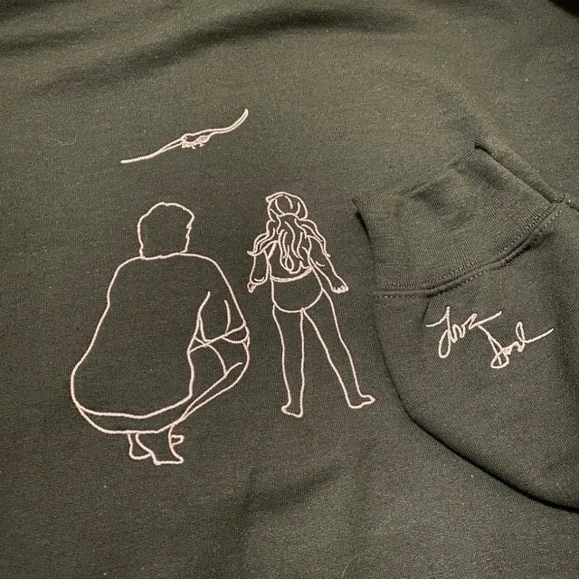 Custom Embroidered Photo Sweatshirt