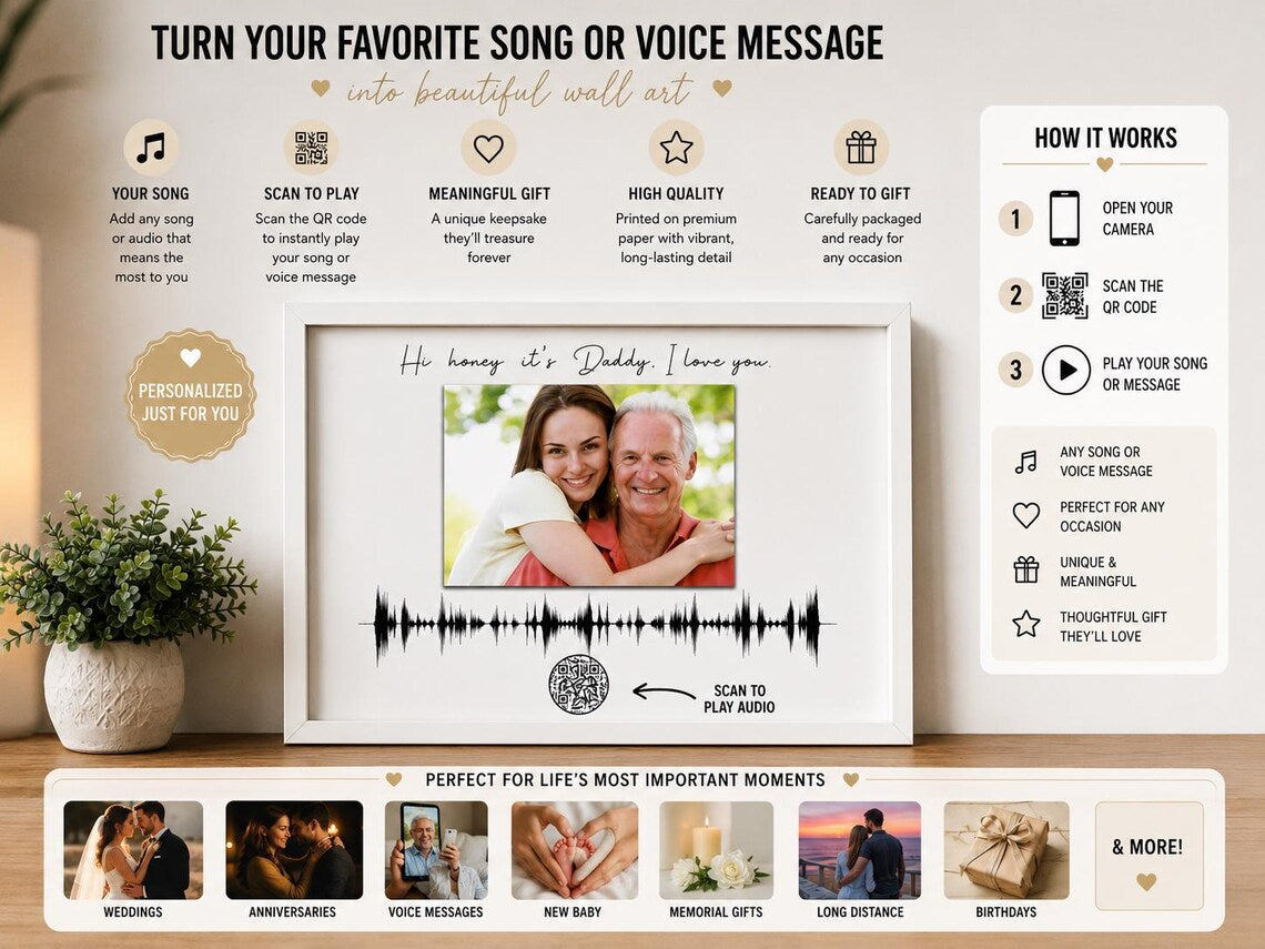Last Voicemail From Dad QR Code