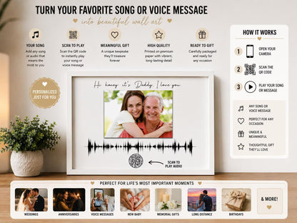 Personalized Soundwave Art with QR Code